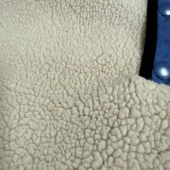 Only & Sons Men's Sherpa Half SnapFleece Pullover Jacket Sweater Cream XXL - Picture 9 of 10